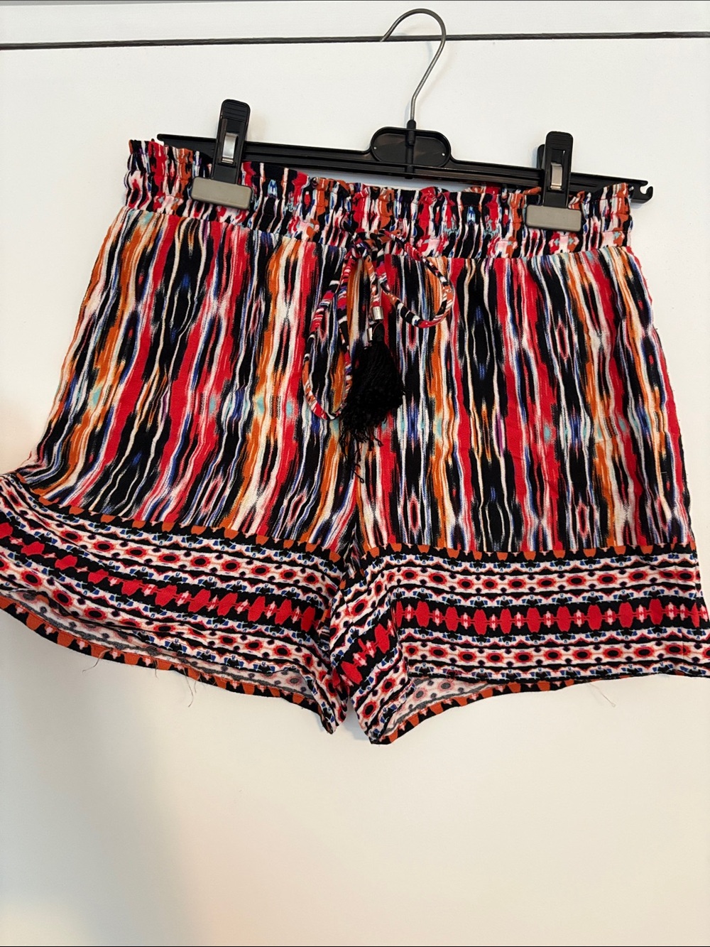 Ella Moss Multicolor High Waist Pull-Tie Shorts
